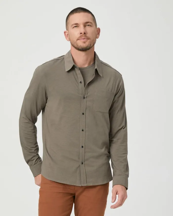 Shirts Men PAIGE Stockton Button Up 8211 Cedar Forest