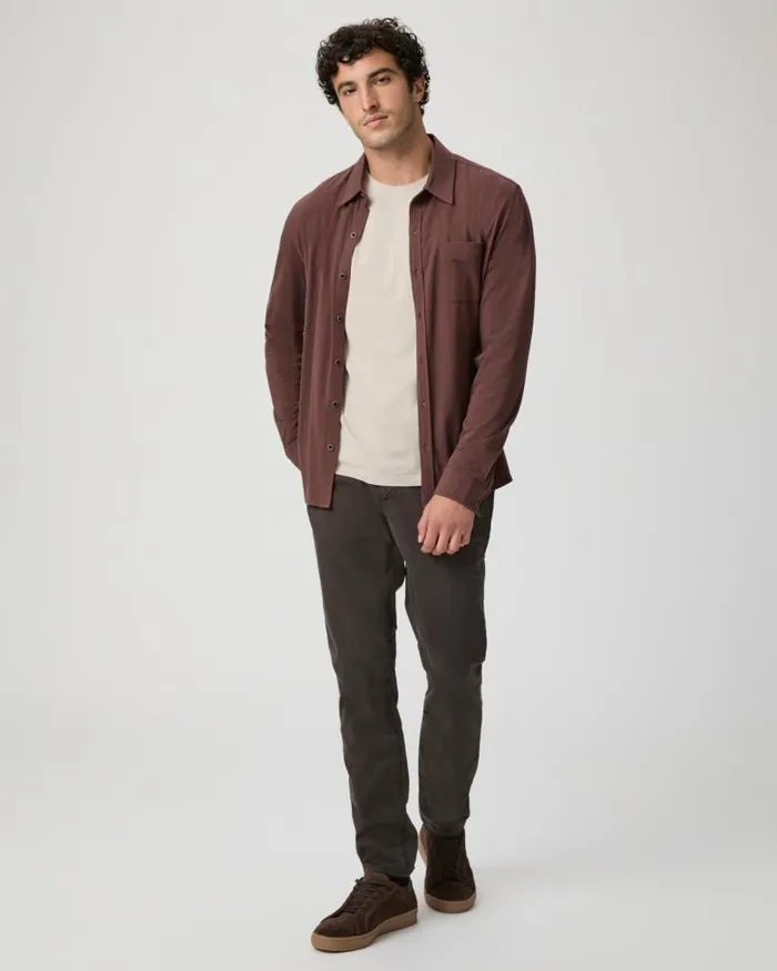 Shirts Men PAIGE Stockton Button Up 8211 Midnight Bordeaux Shirts Men PAIGE Stockton Button Up 8211 Midnight Bordeaux