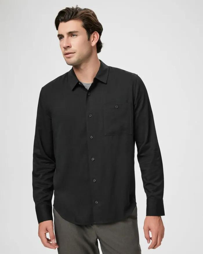Shirts Men PAIGE Wardin Shirt 8211 Black