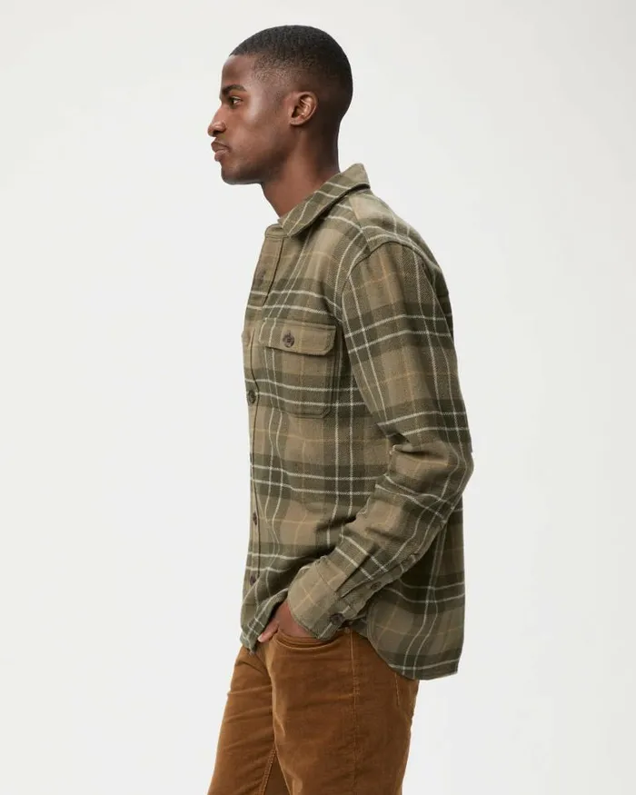 Shirts Men PAIGE Wilbur Overshirt 8211 Dusty Pine Shirts Men PAIGE Wilbur Overshirt 8211 Dusty Pine