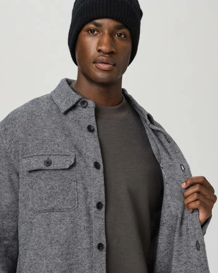 Shirts Men PAIGE Wilbur Overshirt 8211 Mountain Shadow Shirts Men PAIGE Wilbur Overshirt 8211 Mountain Shadow