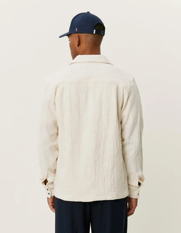 ShirtsOvershirts Men Les Deux Kaleb Structure Overshirt 8211 Ivory