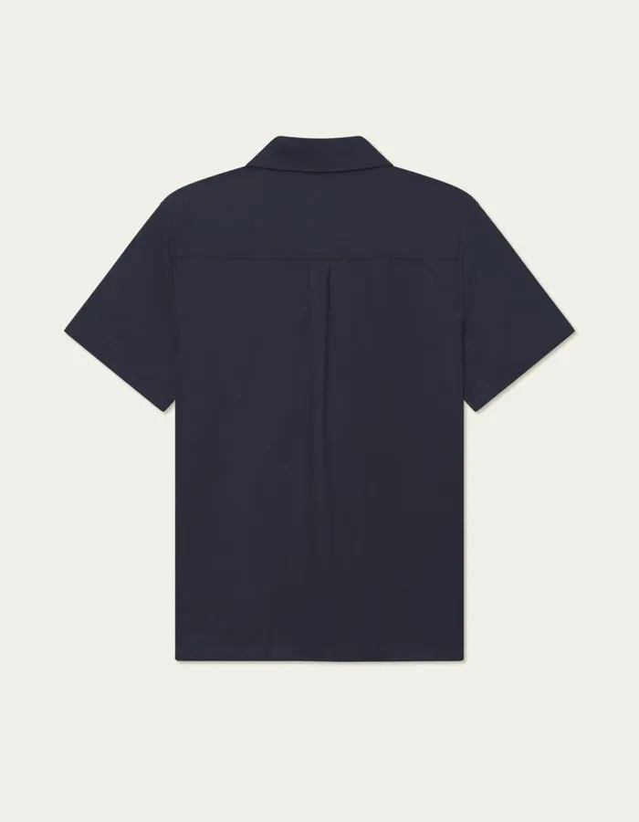 ShirtsOvershirts Men Les Deux Kingsley AOE SS Shirt 8211 Dark Navy