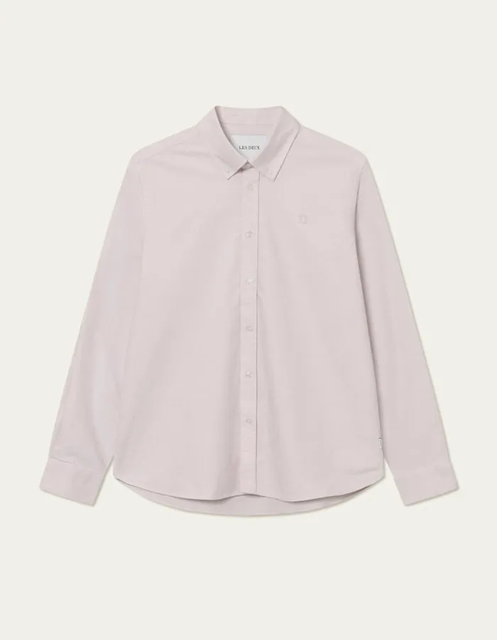ShirtsOvershirts Men Les Deux Konrad Oxford Shirt 8211 Seasonal 8211 Oyster Rose ShirtsOvershirts Men Les Deux Konrad Oxford Shirt 8211 Seasonal 8211 Oyster Rose