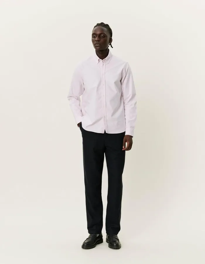 ShirtsOvershirts Men Les Deux Konrad Oxford Shirt 8211 Seasonal 8211 Oyster Rose