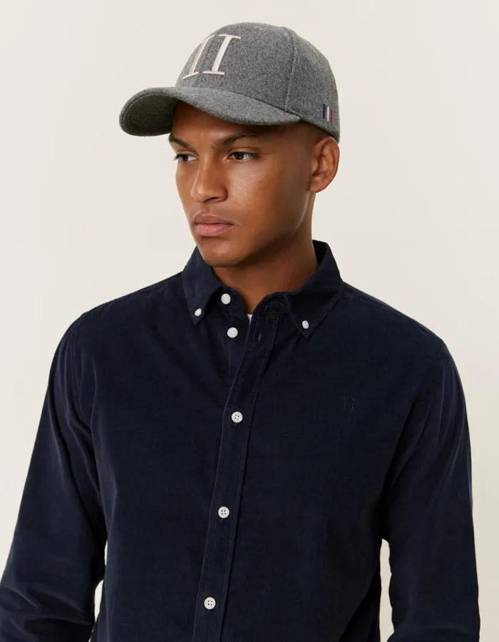 ShirtsOvershirts Men Les Deux Kristian Corduroy Shirt 8211 Dark Navy