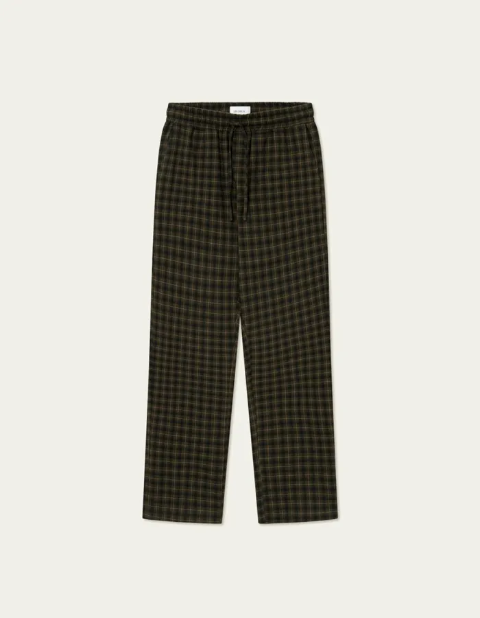 ShirtsOvershirts Men Les Deux Ludwig Flannel Pyjama Shirt and Pants 8211 RosinBlack