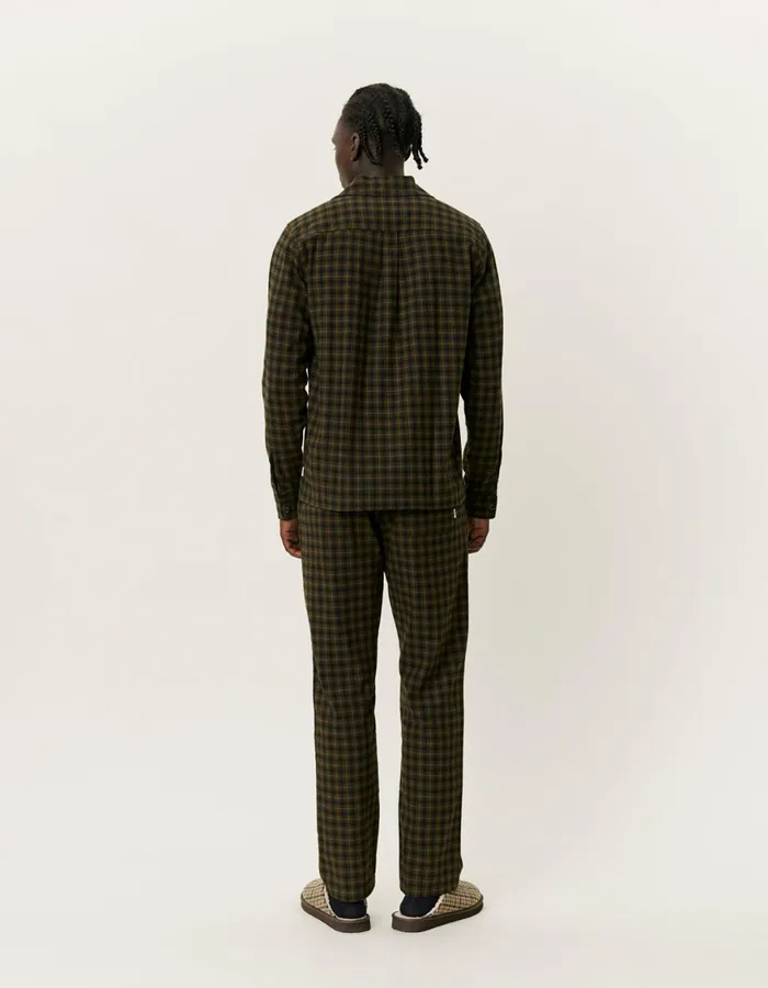 ShirtsOvershirts Men Les Deux Ludwig Flannel Pyjama Shirt and Pants 8211 RosinBlack