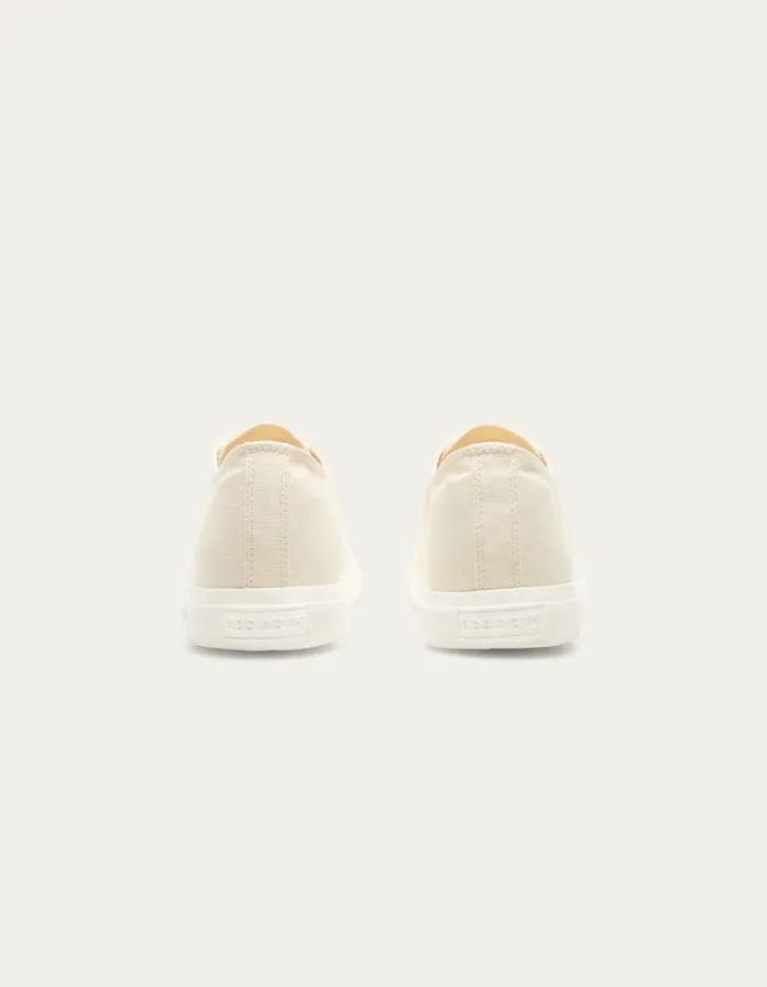 Shoes Men Les Deux Trevor Canvas Shoe 8211 Ivory