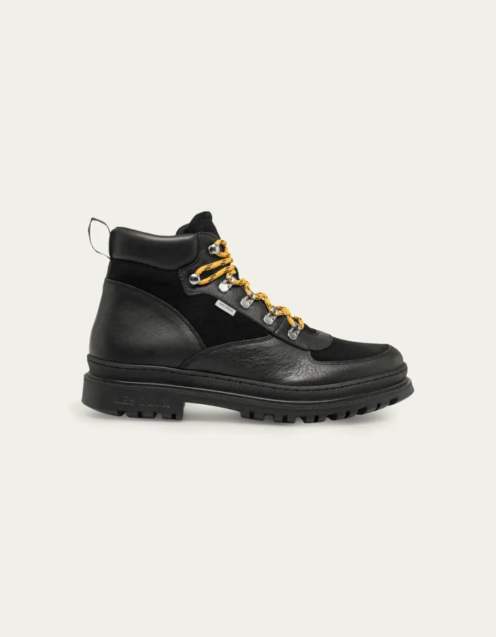 Shoes Men Les Deux Tyler Mid Suede Boot 8211 BlackBlack