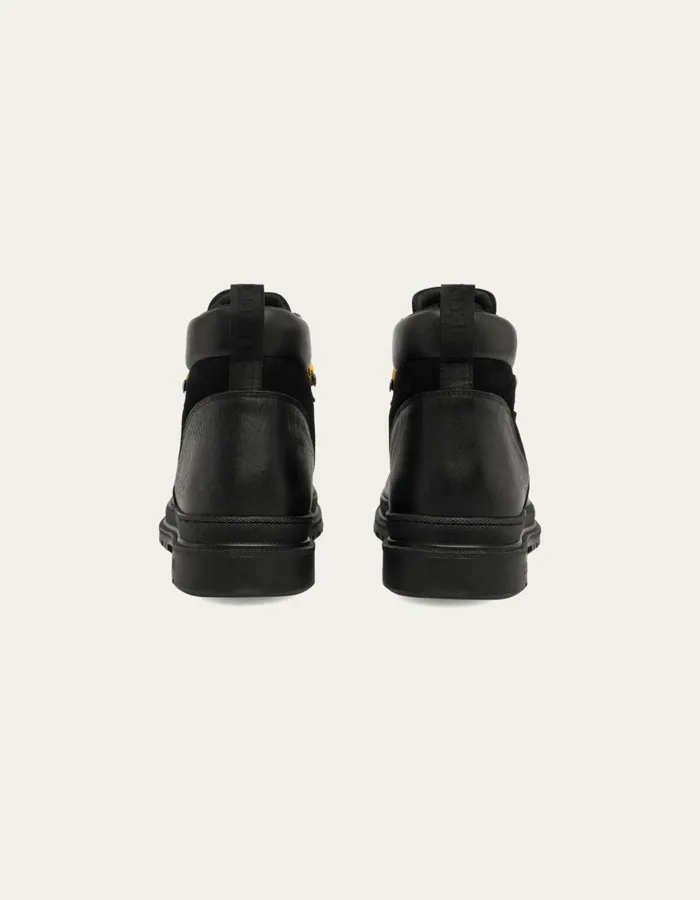 Shoes Men Les Deux Tyler Mid Suede Boot 8211 BlackBlack