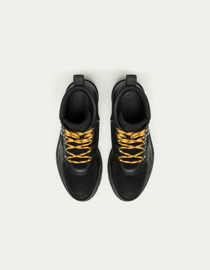 Shoes Men Les Deux Tyler Mid Suede Boot 8211 BlackBlack