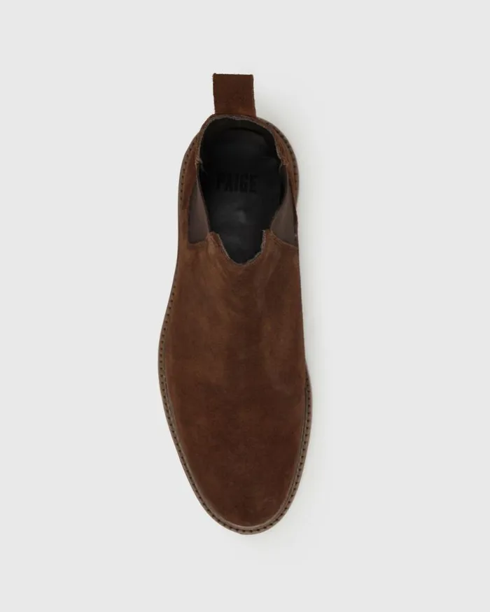 Shoes Men PAIGE Exclusive Holzer Boot 8211 Chocolate Suede Shoes Men PAIGE Exclusive Holzer Boot 8211 Chocolate Suede