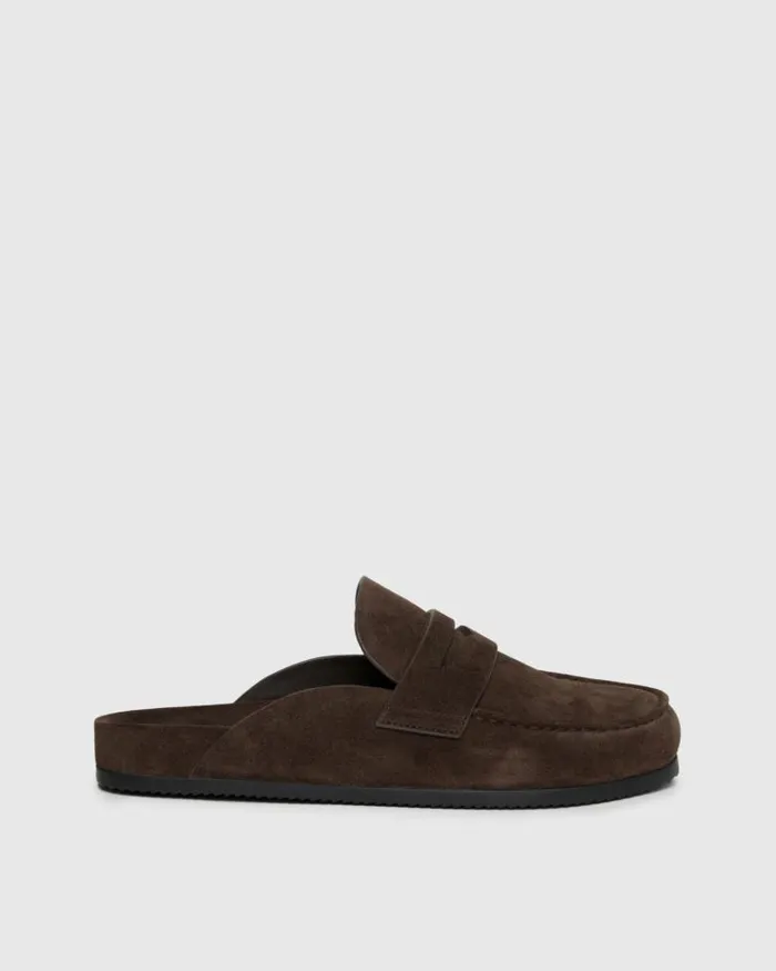 Shoes Men PAIGE Wynn Loafer 8211 Charcoal Suede