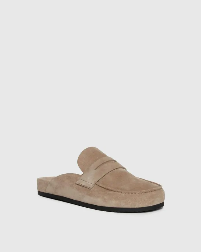 Shoes Men PAIGE Wynn Loafer 8211 Taupe Suede Shoes Men PAIGE Wynn Loafer 8211 Taupe Suede