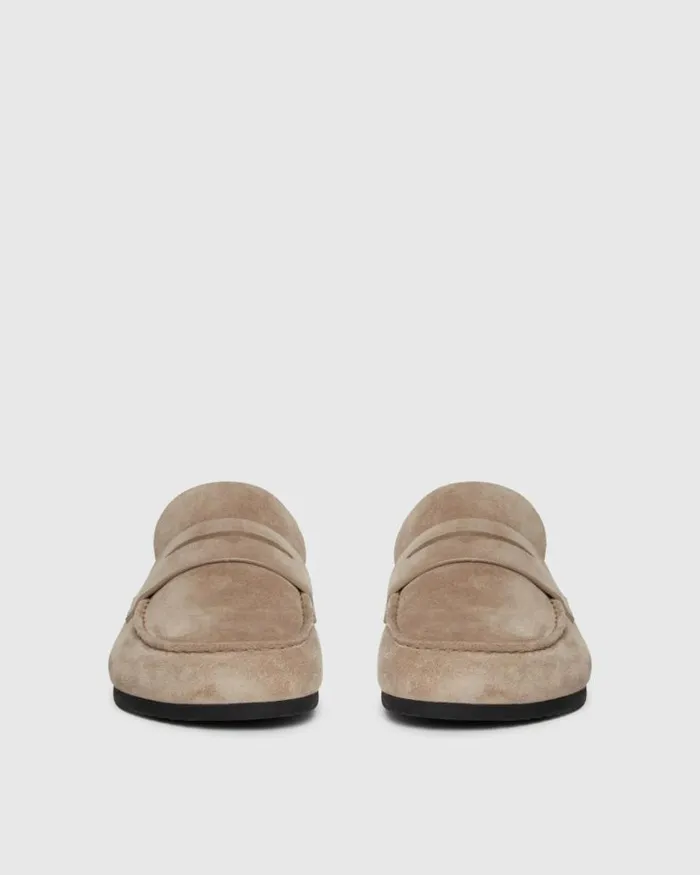 Shoes Men PAIGE Wynn Loafer 8211 Taupe Suede Shoes Men PAIGE Wynn Loafer 8211 Taupe Suede