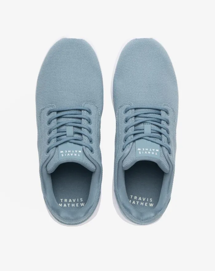 Shoes THE DAILY 2 KNIT SHOE Heather Provincial Blue TravisMathew Casual Shoes
