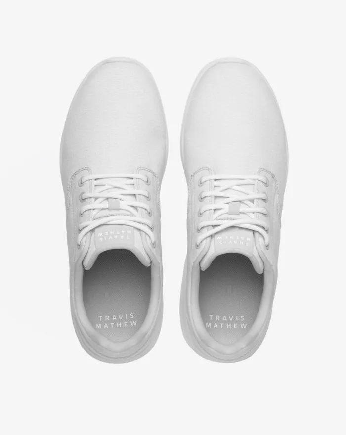 Shoes THE DAILY 2 WOVEN SHOE White TravisMathew Casual Shoes