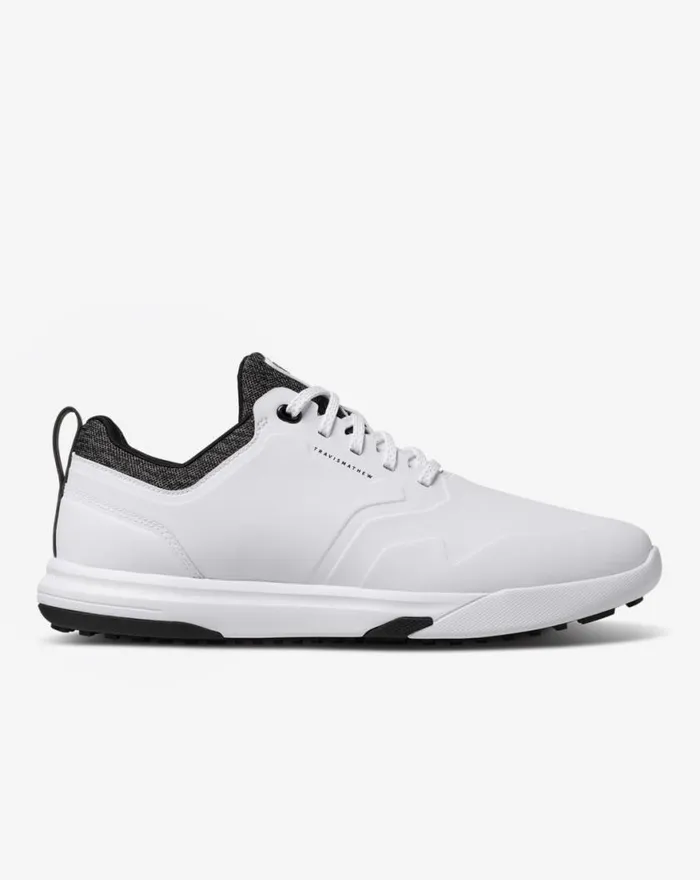 Shoes The Daily Pro Plus Golf Shoe Whiteblack TravisMathew Performance Shoes