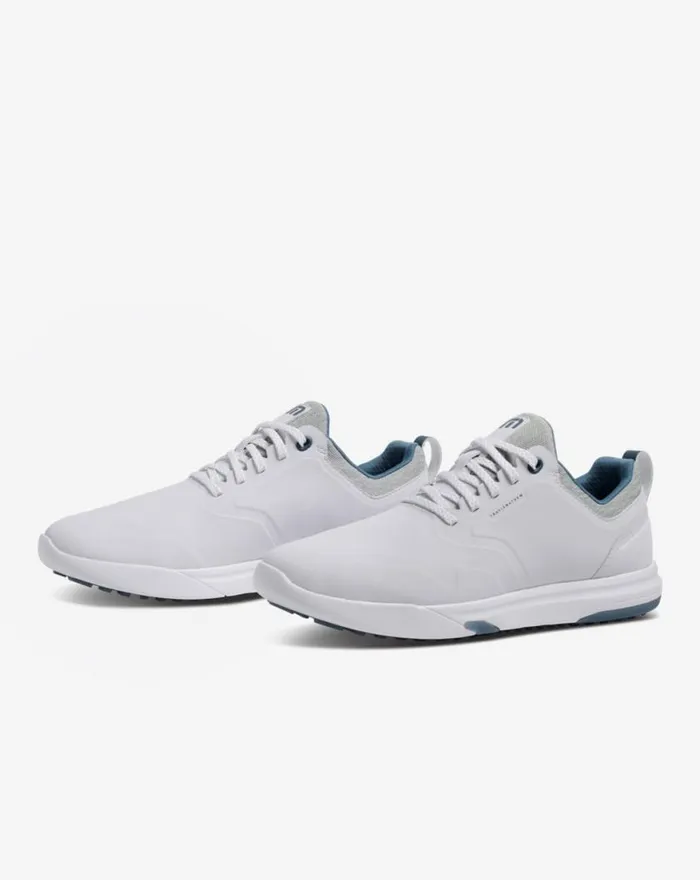 Shoes The Daily Pro Plus Golf Shoe Whiteblue TravisMathew Performance Shoes