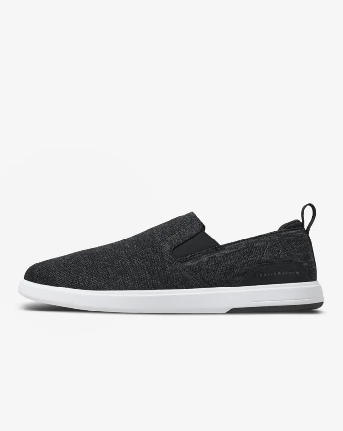 Shoes THE MODERN SLIPON SHOE Heather Black TravisMathew Casual Shoes