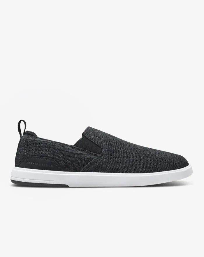 Shoes THE MODERN SLIPON SHOE Heather Black TravisMathew Casual Shoes