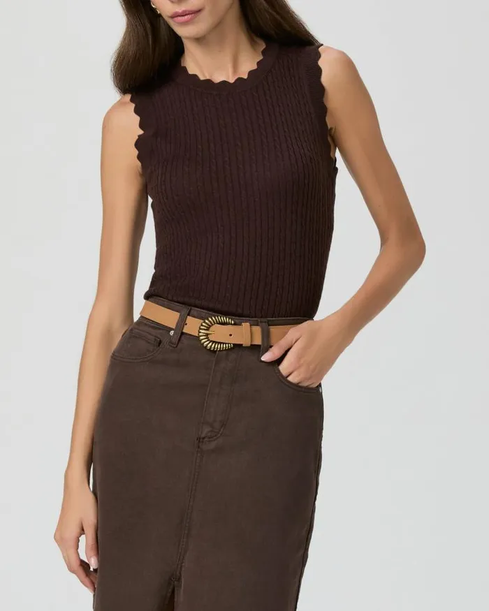 Shop Belts Women PAIGE Exclusive Blythe Belt 8211 Cognac Suede Shop Belts Women PAIGE Exclusive Blythe Belt 8211 Cognac Suede