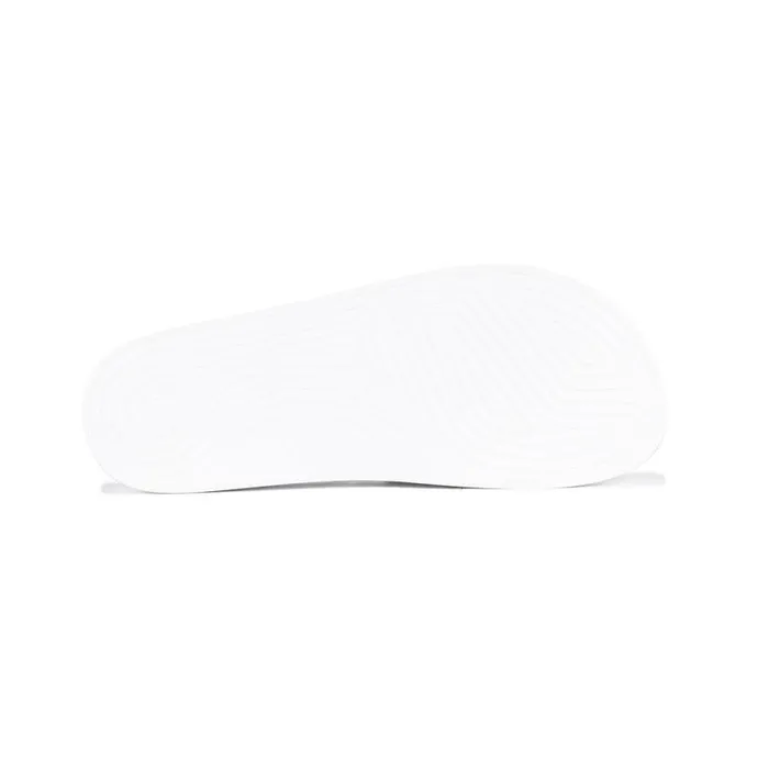 Shop Kappa Footwear Authentic Adam 2 Slides White Black