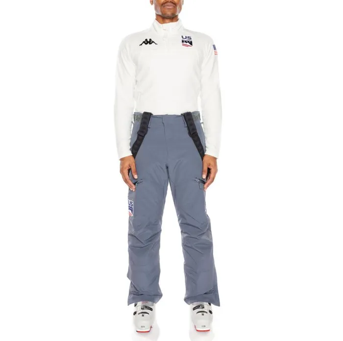 Shop Kappa Ski and Snowboard 6Cento 622 Hz US Ski Pants Grey Asphalt