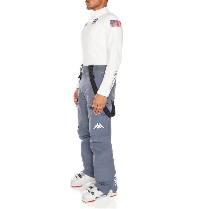 Shop Kappa Ski and Snowboard 6Cento 622 Hz US Ski Pants Grey Asphalt