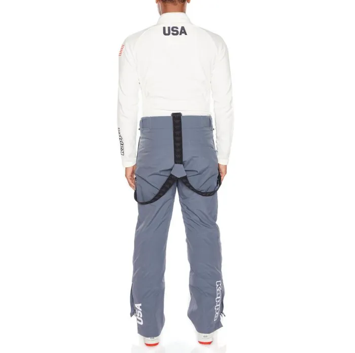 Shop Kappa Ski and Snowboard 6Cento 622 Hz US Ski Pants Grey Asphalt
