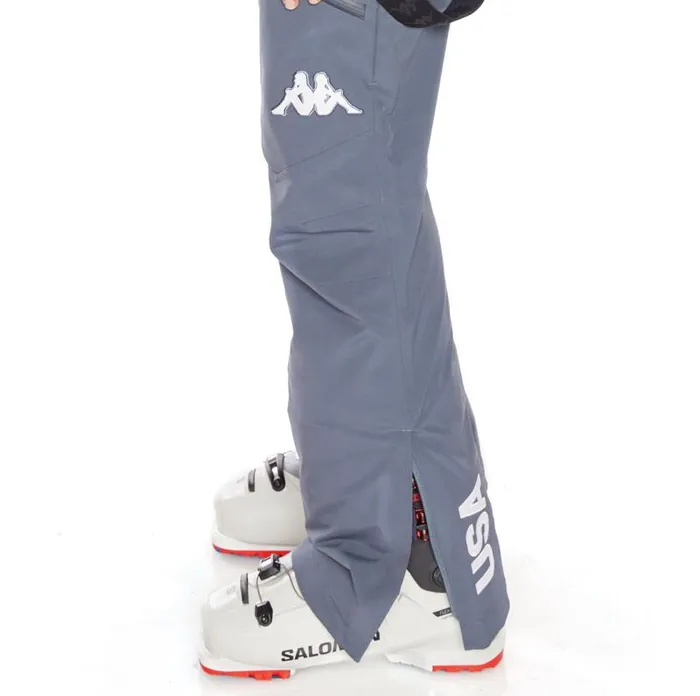 Shop Kappa Ski and Snowboard 6Cento 622 Hz US Ski Pants Grey Asphalt