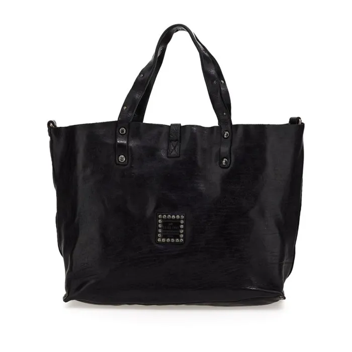 ShoppersTote Bags Women Campomaggi Bella Di Notte Black ShoppersTote Bags Women Campomaggi Bella Di Notte Black
