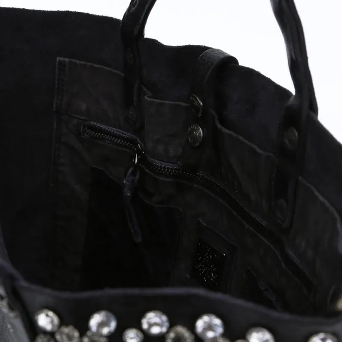 ShoppersTote Bags Women Campomaggi Bella Di Notte Black ShoppersTote Bags Women Campomaggi Bella Di Notte Black