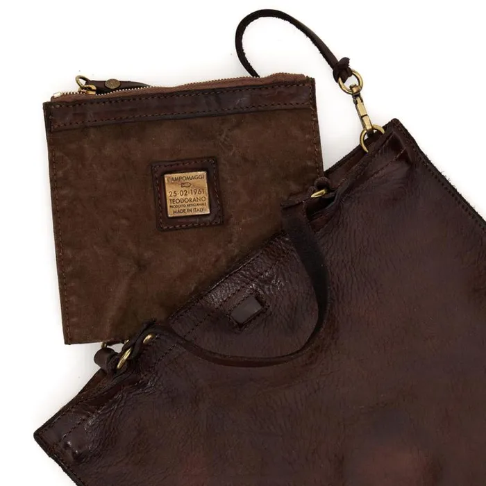ShoppersTote Bags Women Campomaggi Calipso Brown ShoppersTote Bags Women Campomaggi Calipso Brown