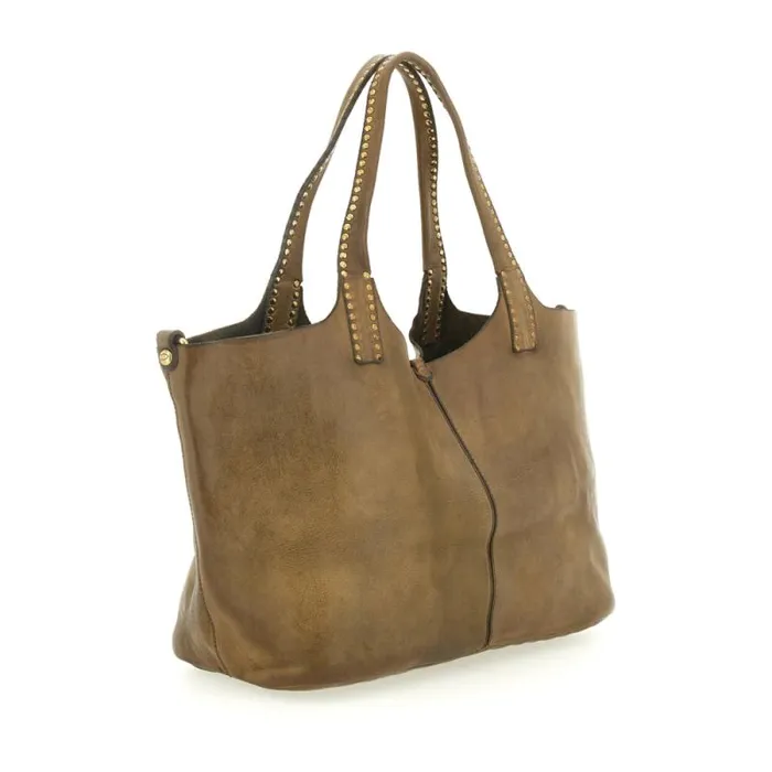 ShoppersTote Bags Women Campomaggi Kura Green ShoppersTote Bags Women Campomaggi Kura Green