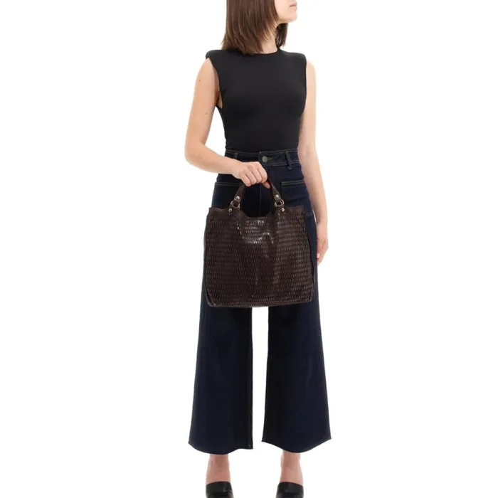 ShoppersTote Bags Women Campomaggi Mangrovia Brown ShoppersTote Bags Women Campomaggi Mangrovia Brown