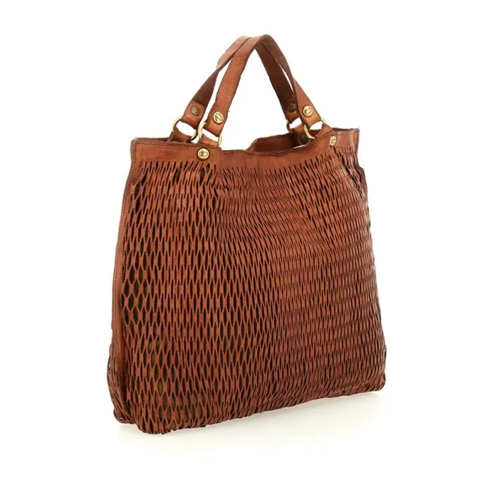 ShoppersTote Bags Women Campomaggi Mangrovia Cognac ShoppersTote Bags Women Campomaggi Mangrovia Cognac