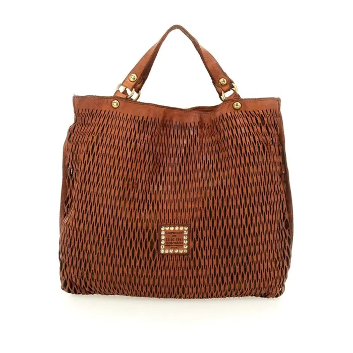 ShoppersTote Bags Women Campomaggi Mangrovia Cognac ShoppersTote Bags Women Campomaggi Mangrovia Cognac