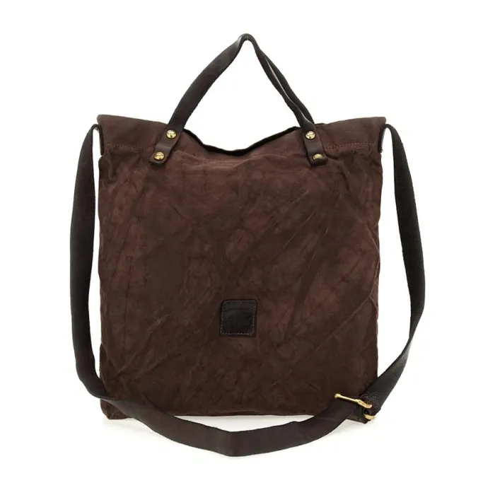 ShoppersTote Bags WomenMen Campomaggi Genziana Brown ShoppersTote Bags WomenMen Campomaggi Genziana Brown