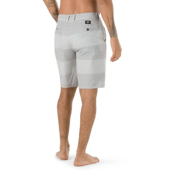 Shorts and Boardshorts Men Vans Authentic Stripe 20034 Decksider Frost Grey Shorts and Boardshorts Men Vans Authentic Stripe 20034 Decksider Frost Grey