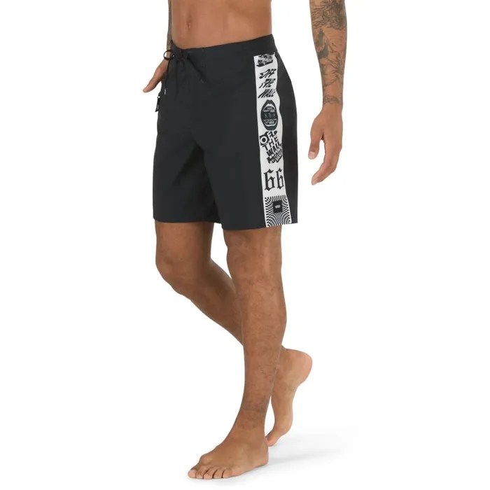 Shorts and Boardshorts Men Vans V66 18034 Boardshort Black Shorts and Boardshorts Men Vans V66 18034 Boardshort Black