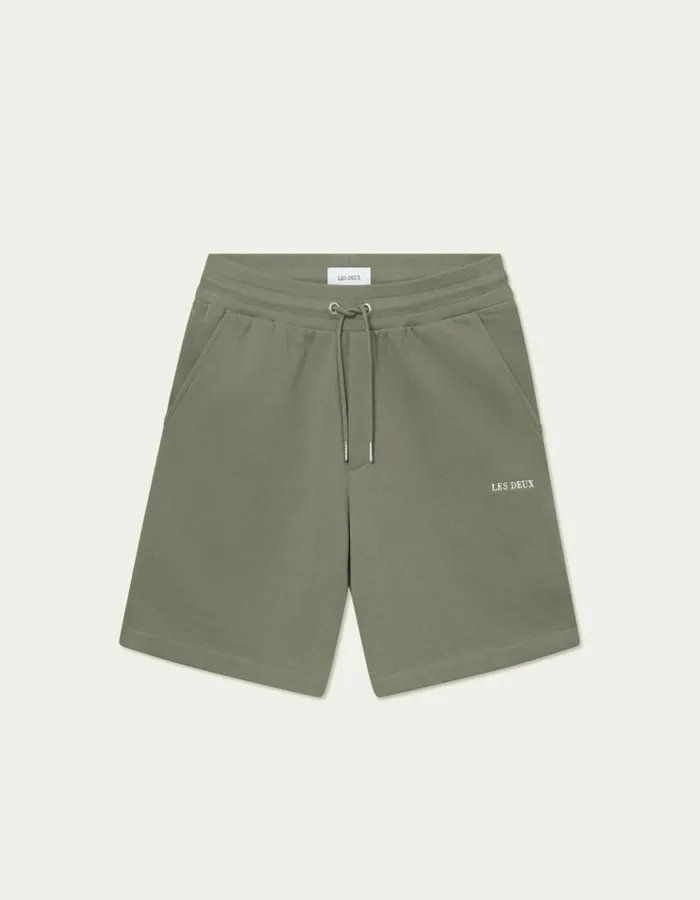 Shorts Men Les Deux Dexter Sweatshorts 8211 Lichen Green
