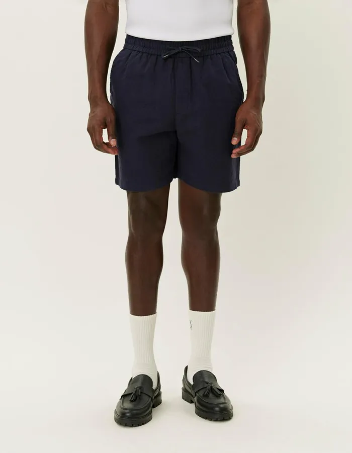 Shorts Men Les Deux Otto Linen Shorts 8211 Dark Navy