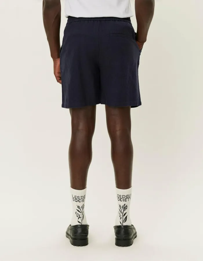 Shorts Men Les Deux Otto Linen Shorts 8211 Dark Navy