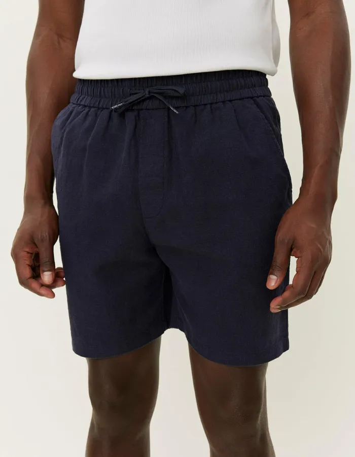Shorts Men Les Deux Otto Linen Shorts 8211 Dark Navy