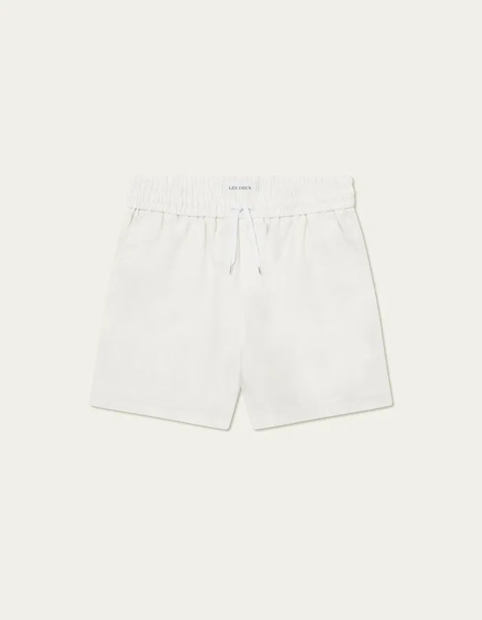 Shorts Men Les Deux Otto Linen Shorts 8211 WhiteWhite