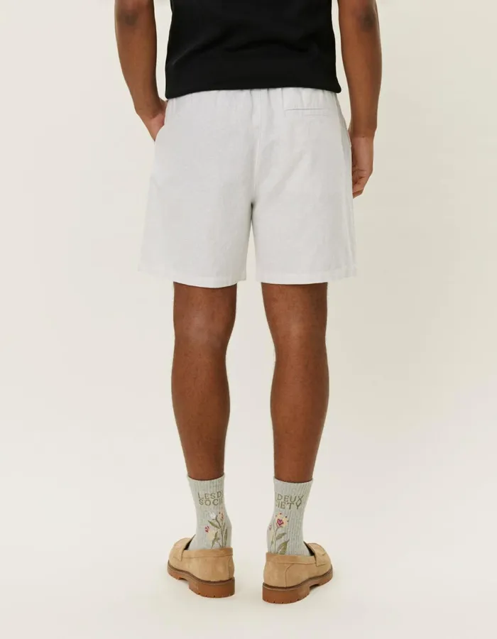 Shorts Men Les Deux Otto Linen Shorts 8211 WhiteWhite