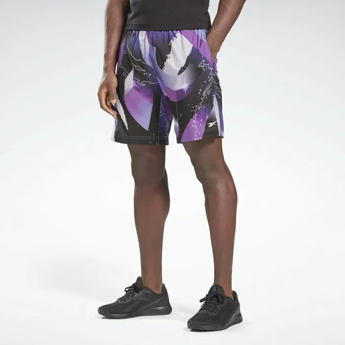 Shorts Mens Reebok Austin II Shorts Dark Orchid