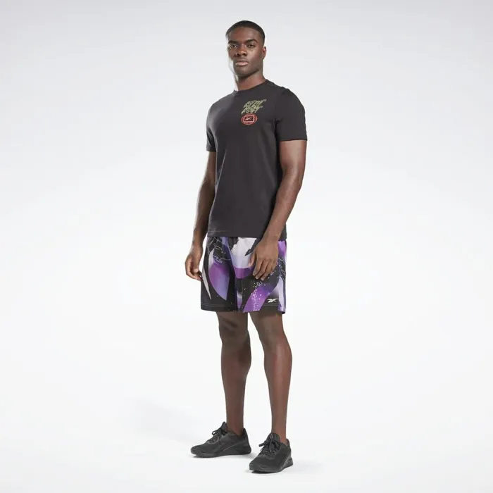 Shorts Mens Reebok Austin II Shorts Dark Orchid